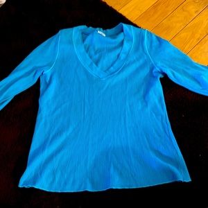 Splendid soft thermal blue top